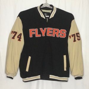 Philadelphia Flyers 2-Time Stanley Cup Champions Jacket NHL G-III Carl Banks XXL